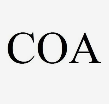 COA认证