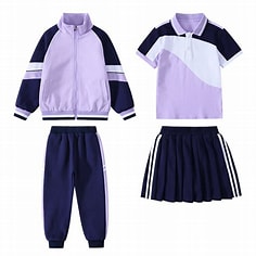 幼儿园中小学的校服测试