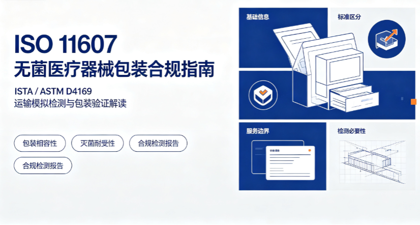 医疗器械包装灭菌 & 运输合规咨询｜ISO11607/ISTA 标准指导