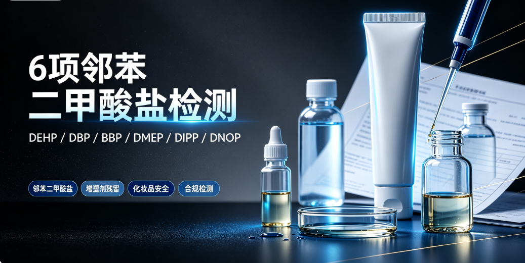 6 项邻苯二甲酸盐（DEHP/DBP/BBP/DMEP/DIPP/DNOP）检测服务