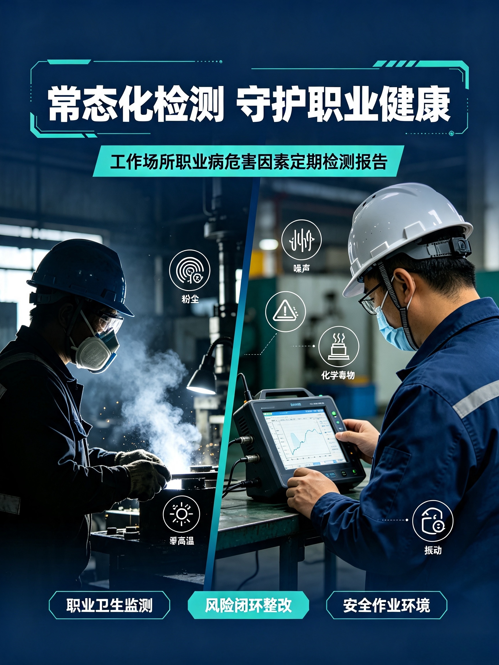 筑牢职业健康防线！常态化开展工作场所职业病危害因素定期检测工作