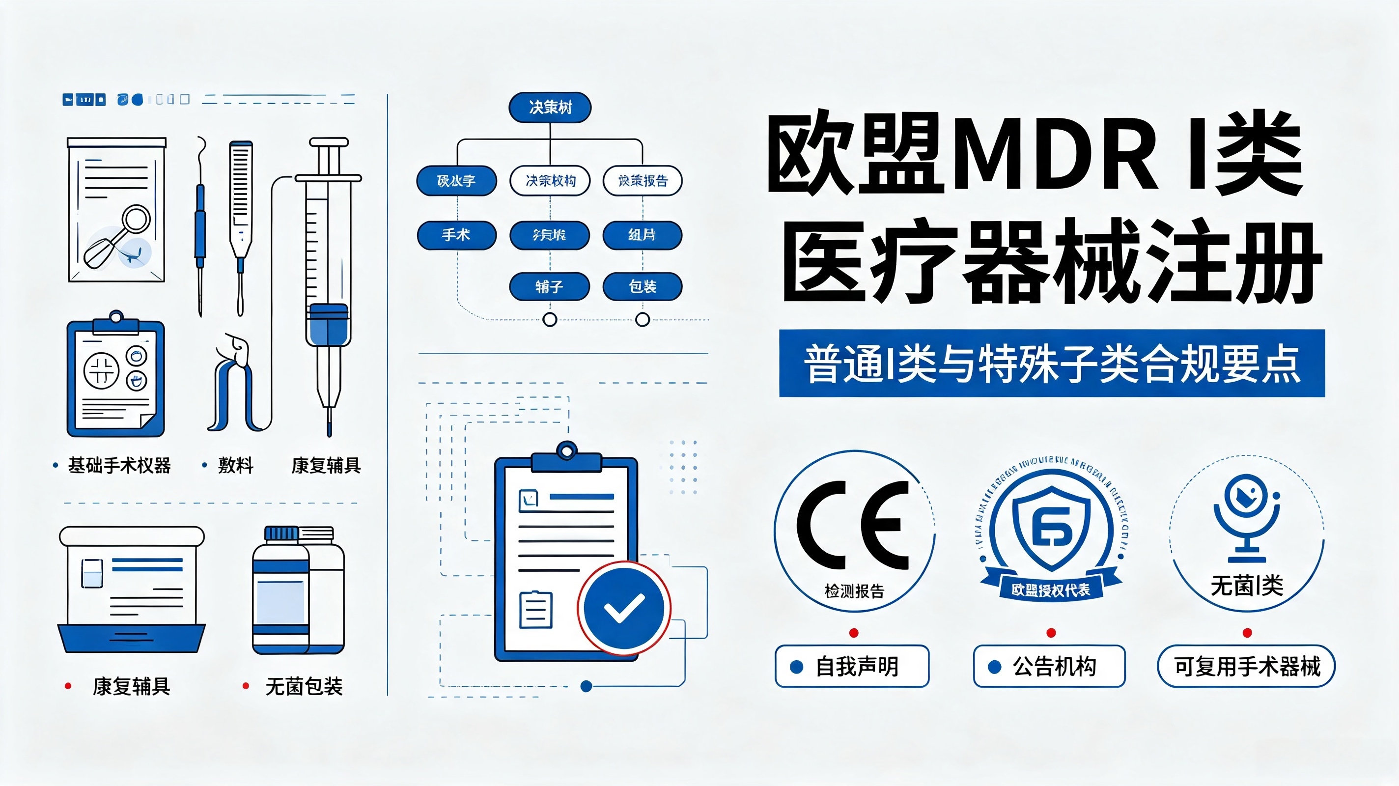 欧盟 MDR I 类医疗器械注册，普通 I 类与 Is/Im/Ir 特殊子类合规全解析
