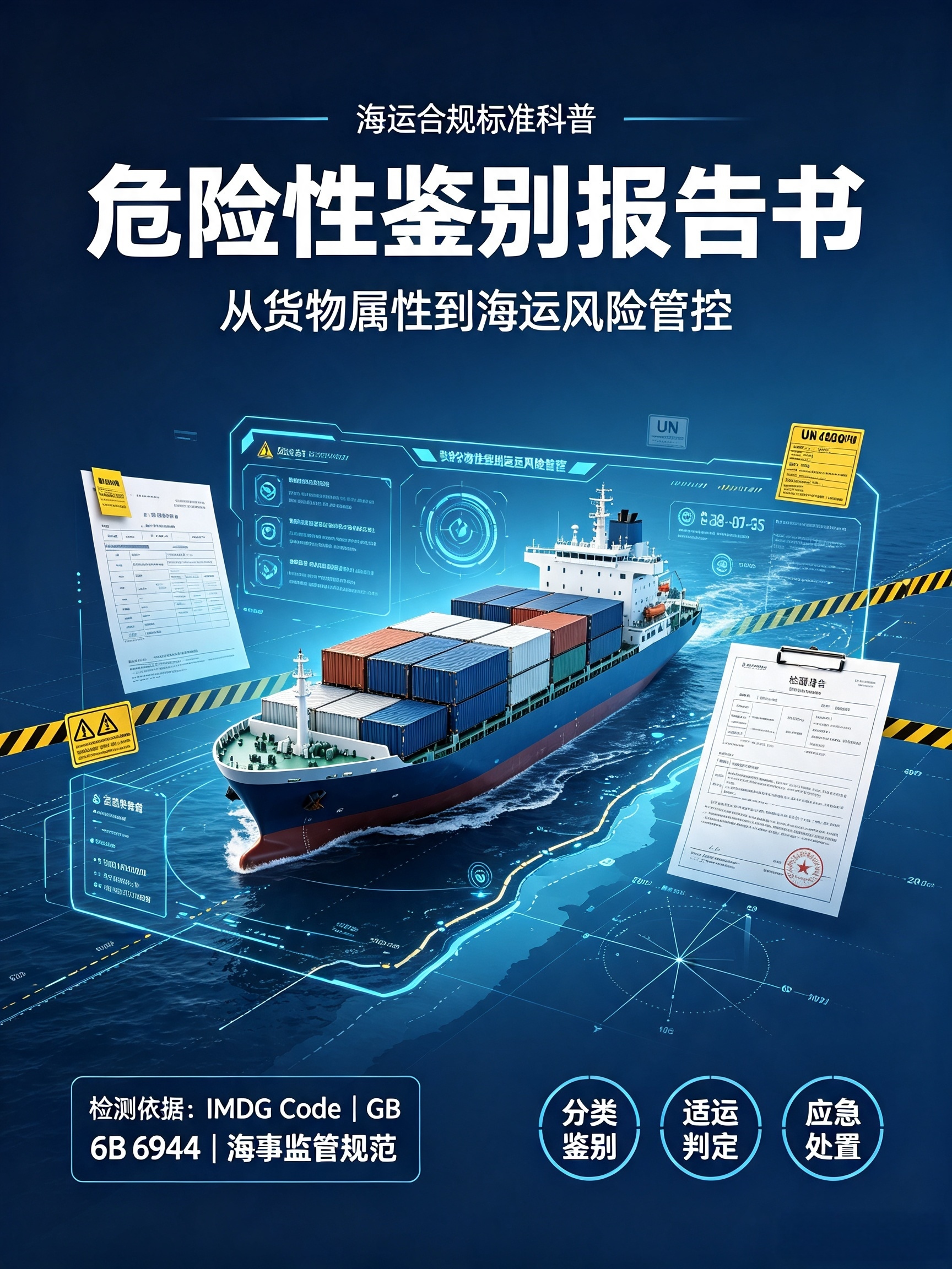 严守海运行业标准｜航海运输危险性鉴别报告书合规