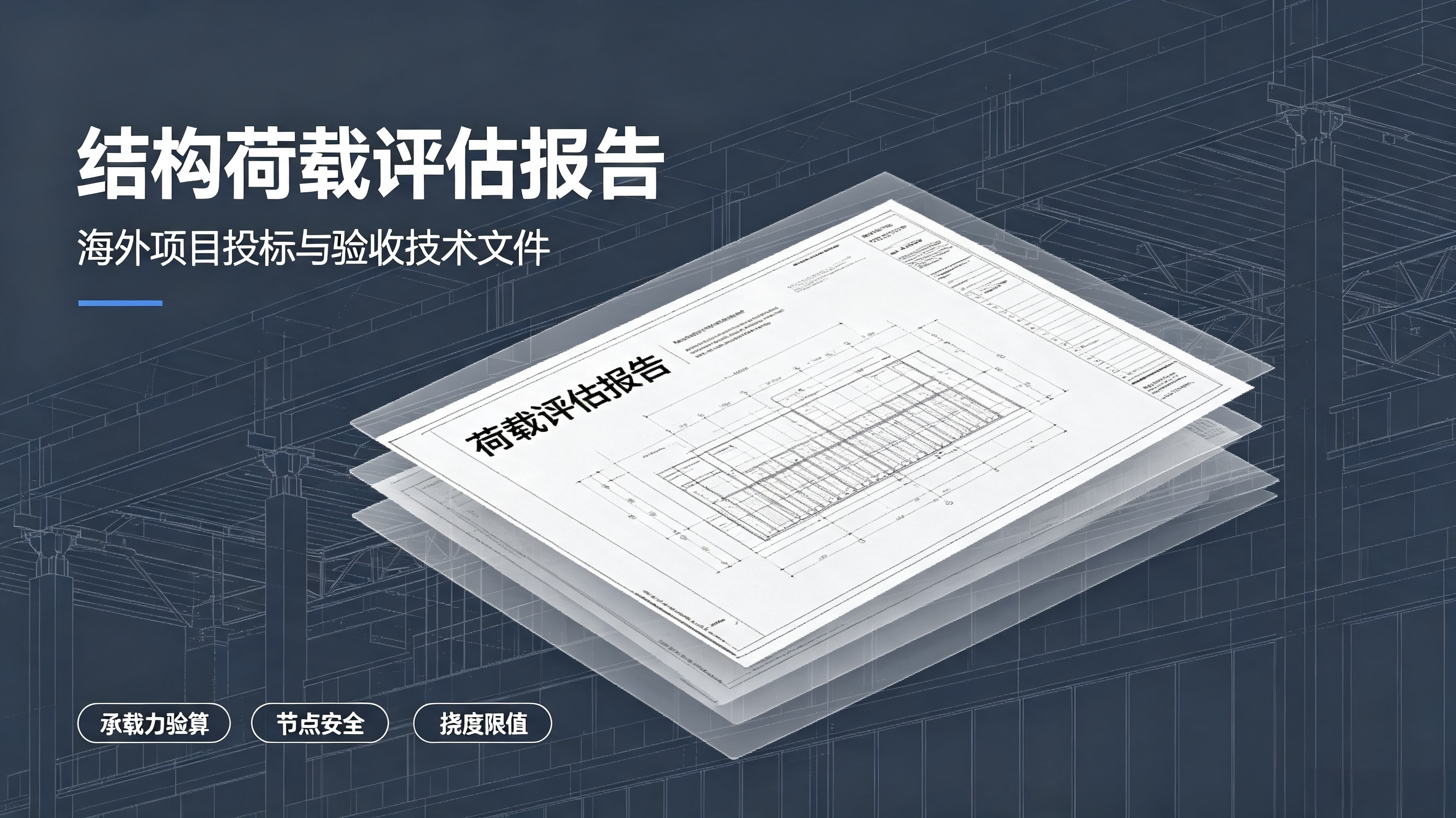 出口建筑项目｜结构荷载评估报告，海外项目投标、清关、现场验收必备技术文件