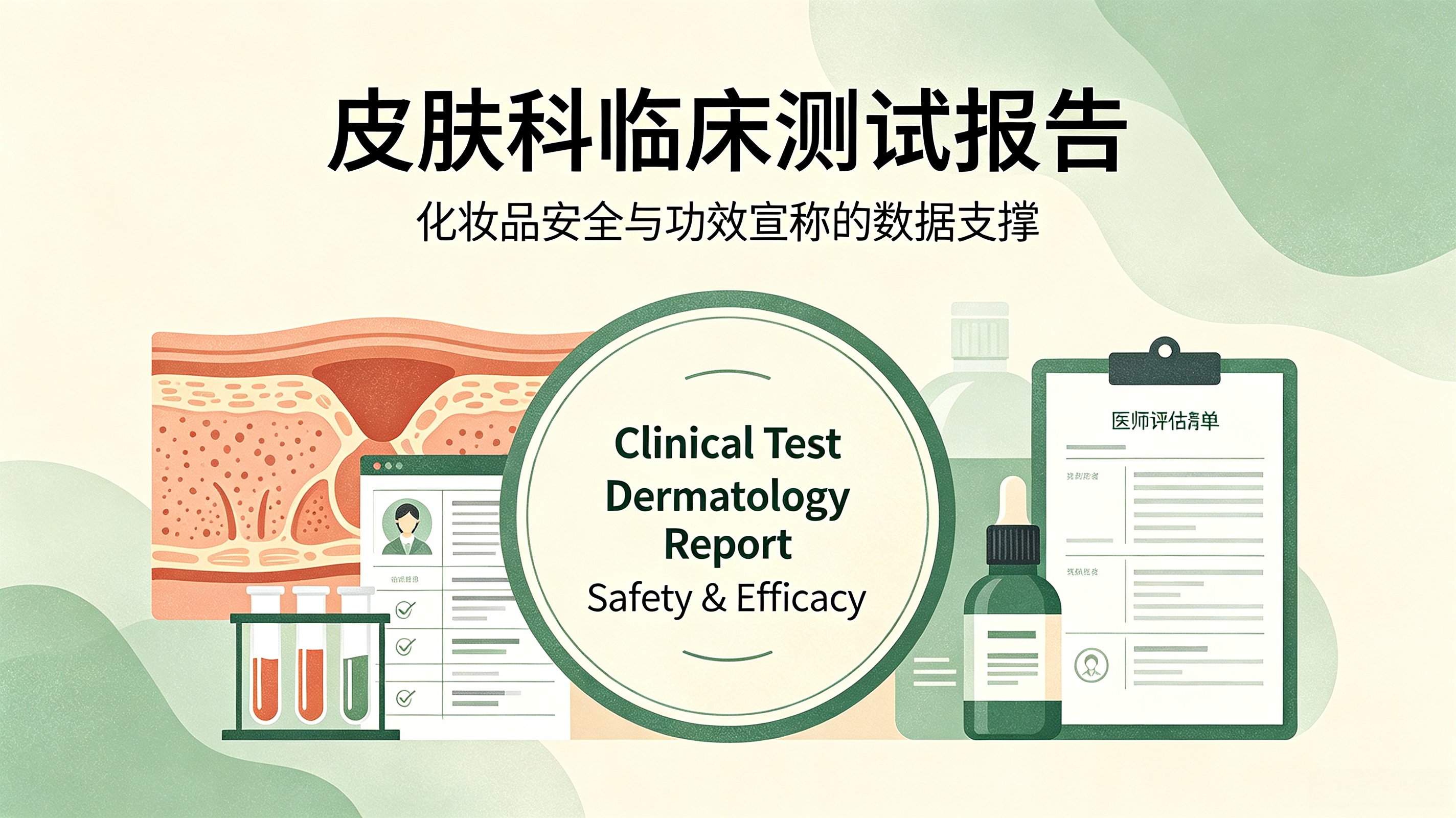 皮肤科临床测试报告｜化妆品功效与安全性临床评估