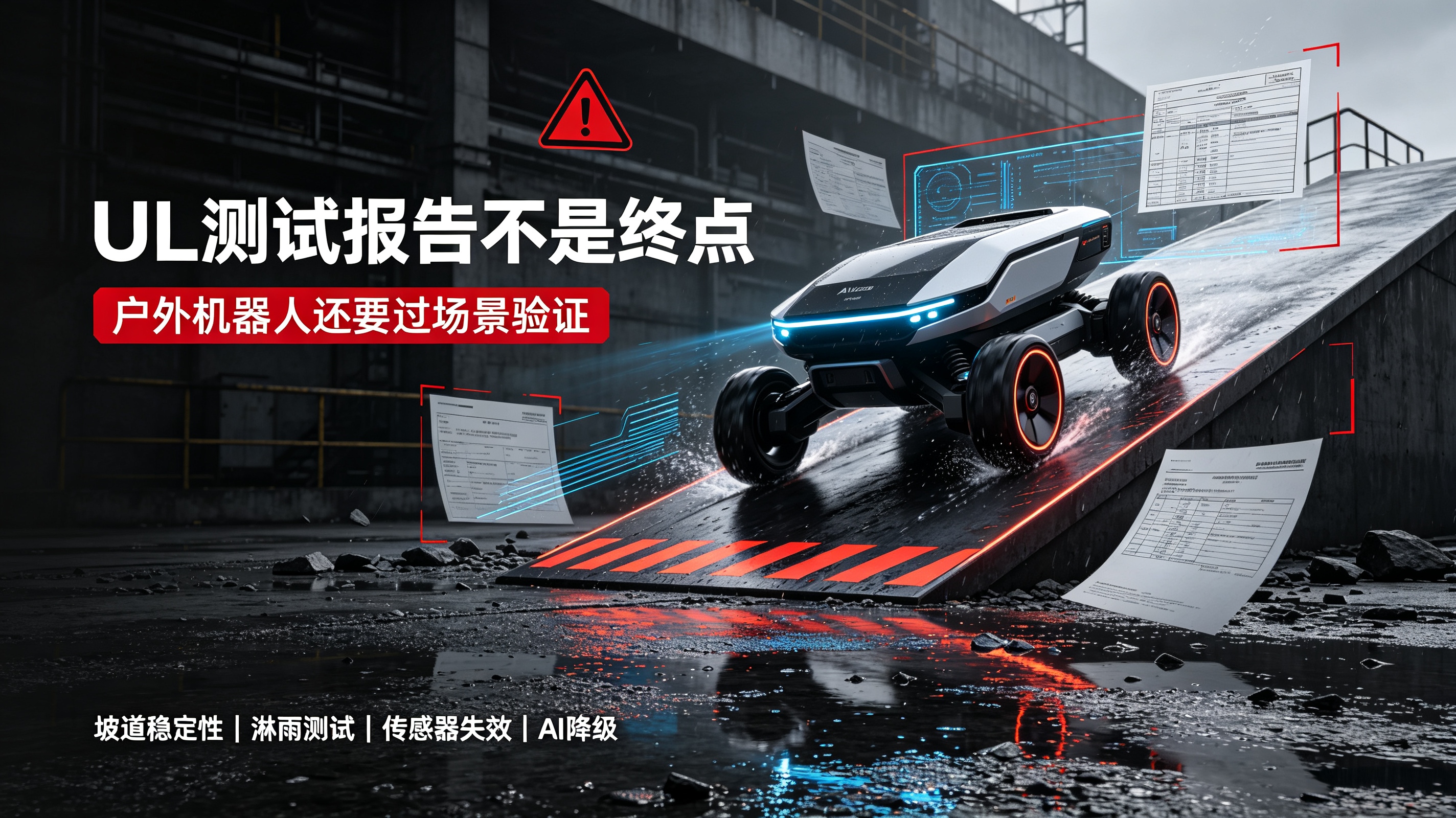AI 户外助力机器人｜UL 测试报告