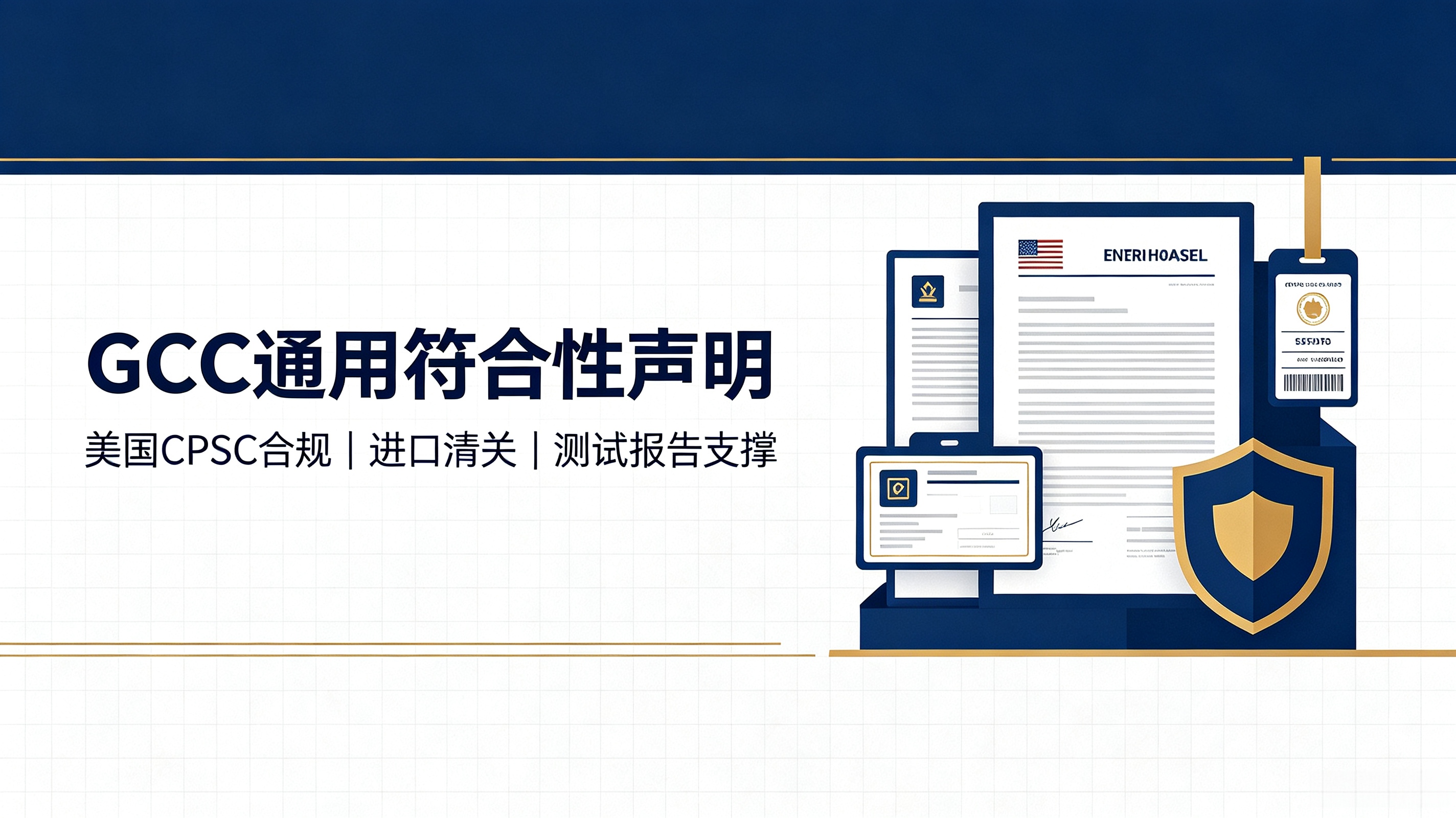 美国 GCC 通用符合性声明｜General Certificate of Conity